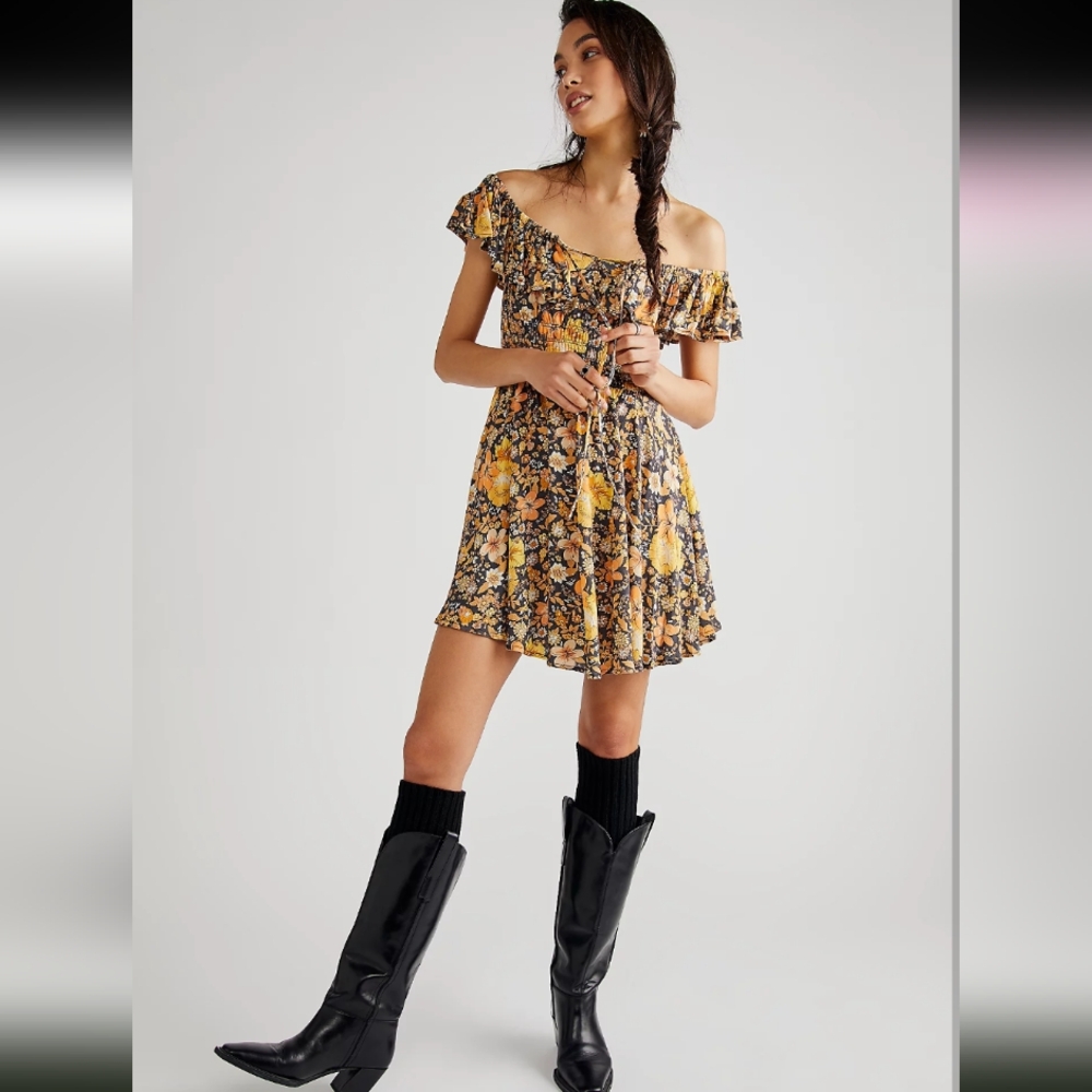 SPELL Hibiscus Lane Sun Dress